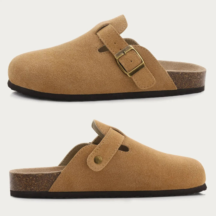 Elsie™ | Zuecos de Ante Multicolor