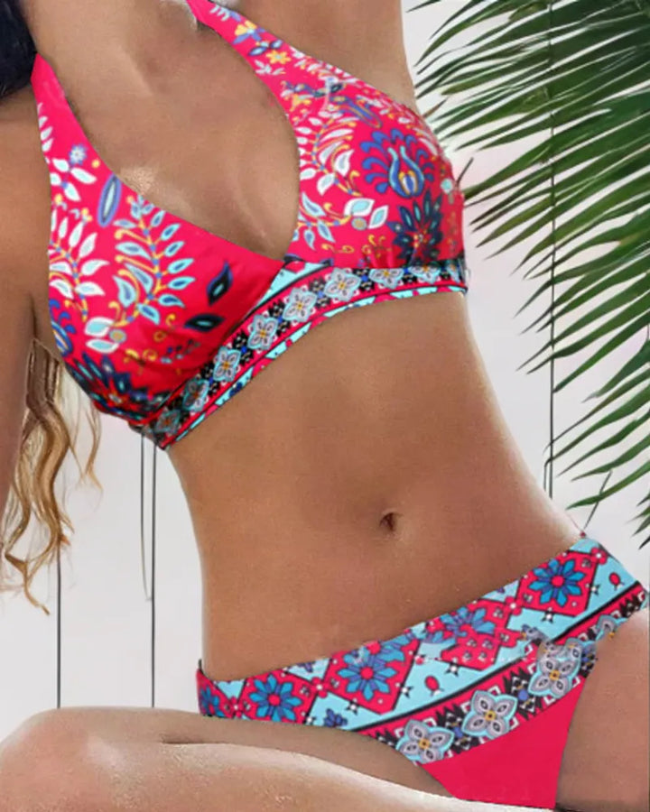 Ascensión™ | Bikini con diseño floral y geométrico