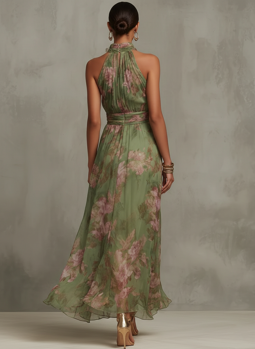 Vestido Largo Floral Serena