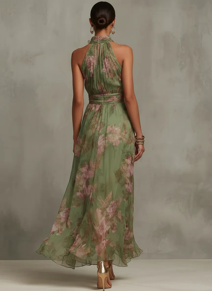 Vestido Largo Floral Serena