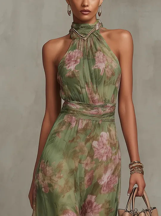 Vestido Largo Floral Serena
