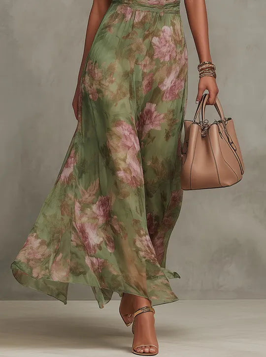 Vestido Largo Floral Serena