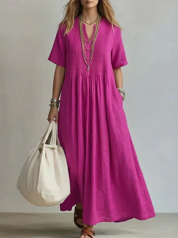 Vestido Plisado Amalfi