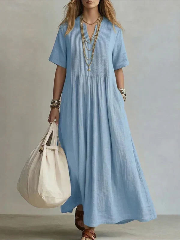 Vestido Plisado Amalfi