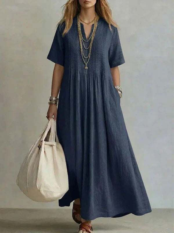 Vestido Plisado Amalfi