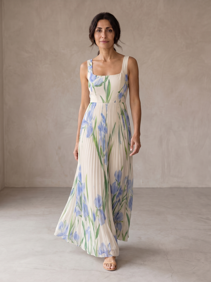 Oriah™ | Vestido Maxi Floral Línea A
