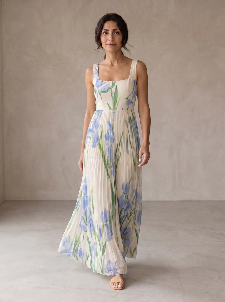 Oriah™ | Vestido Maxi Floral Línea A