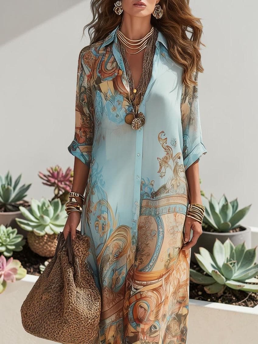 Vestido Bohemio Provenzal