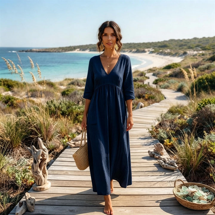 Vestido Largo Brisa Natural