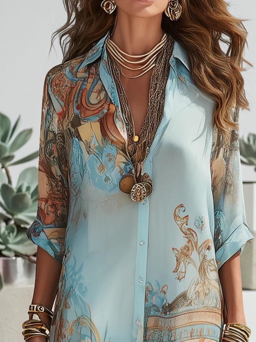Vestido Bohemio Provenzal