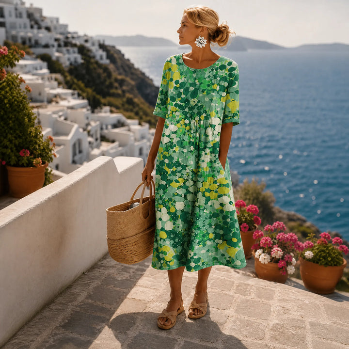 Vestido Midi Floral Elena - Vista 2