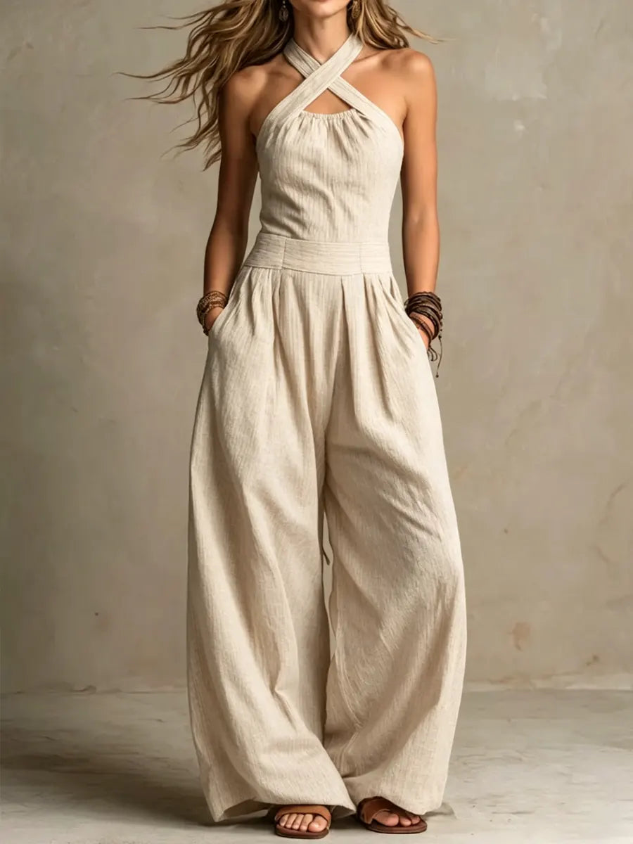 Mono Elegante Bianca - Beige
